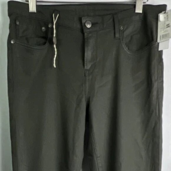 HELMUT LANG Green Coated Stretch Skinny Leg Jeans Sz 29 # SW-DN0075 NWT - Picture 3 of 12